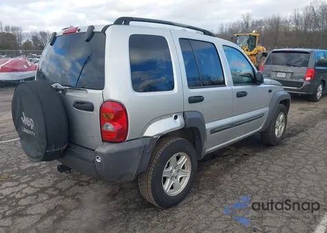 2003 Jeep Liberty Sport из США, поврежденный, VIN 1J4GK48K43W689901